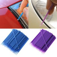 100pcs/lot Car Maintenance Tools Brushes Paint Touch-up Pen Disposable Small Tip Accessories 1.0mm Micro Cotton swabs in bags Pens