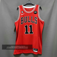 【High Quality】Mens 2022-23 New Original NBA Chicago Bulls #11 DeMar DeRozan Jersey Icon Edition Red Swingman Heat-pressed