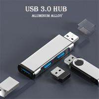 [HOT HAIXWLXKWW 589] อลูมิเนียม3พอร์ต USB 3.0 Hub Extensions 2.0 Adapter Station Data Splitter