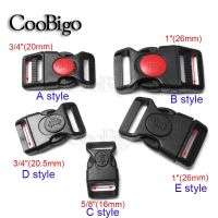 【CC】✹  5Pcs Plastic Lock Buckle Safety Curved Side Release for Paracord Accessories 15mm 20mm 25mm