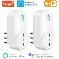 16A ชิลีอิตาลีสมาร์ท Wifi ปลั๊กไฟสมาร์ท Wifi ซ็อกเก็ตไร้สาย Outlet ทำงานร่วมกับ Alexa Home Assistant Tuya SmartLife APP