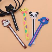 5Pcs Cute Charger Cable Protector Silicone Earphone Cord Winder Cable Management Winder Tie Cable Winder Cord Organizer Cable Management