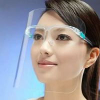 Face Shield พร้อมแว่น ใช้ป้องกันละอองเชื้อโรค ละอองน้ำลาย ละอองฝุ่น