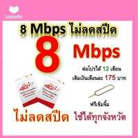 ซิมโปรเทพ 8  Mbps ไม่ลดสปีด เล่นไม่อั้น +โทรฟรีทุกเครือข่ายได้ แถมฟรีเข็มจิ้มซิม