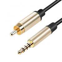 ดิจิตัลซึ่งมีแกนร่วม Kabel Audio Video สเตอริโอ Hdtv Spdif Rca ถึง3.5มม. สายปลั๊กหัวเสียบตัวผู้สำหรับเครื่องขยายสัญญาณทีวี