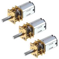 มอเตอร์ JM เกียร์ลดความเร็วขนาดเล็ก6V 15รอบต่อนาทีถึง3000รอบต่อนาที Gearmotor 3Mm เพลาเกียร์โลหะขนาดเล็ก N20เกียร์ดีซีมอเตอร์เกียร์มอเตอร์ไฟฟ้า