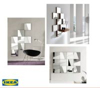 ?SALES ถูก? IKEA กระจกเงา BLODLÖNN (4 ชิ้น) 30x30 ซม.