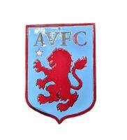 แอสตัน วิลลา โลโก้ Aston Villa เหล็กตัดเลเซอร์ ขนาด18 cm. ทำสีเหมือนจริง ใช้สี 2 k สีพ่นรถยนต์ภายนอกสวยงามคงทน ขนาดพกพา ติดตั้งทุกที่