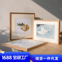 Jigsaw puzzle framed solid wood large photo mounted กรอบปริศนา