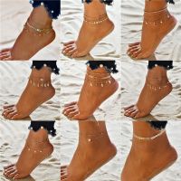 KOtik Vintage Beach Foot Anklet For Women Bohemian Female Anklets Summer Bracelet On the leg Jewelry