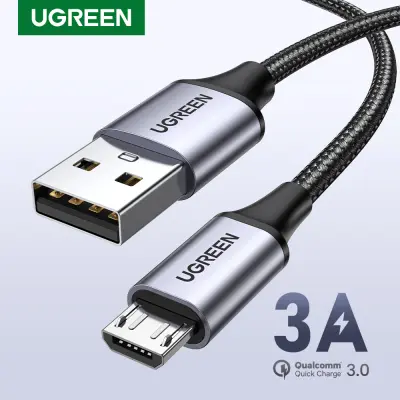 UGREEN 3A Micro USB Fast Charging Data Cable 480Mbps for Samsung Huawei Xiaomi Model: 60146