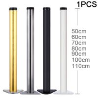 【LZ】◄♦✾  Apoio de pé para balcão de bar 50-110cm coluna de aço inoxidável 304 mesa de computador ajustável pé liga de alumínio armário de bar