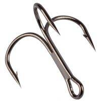 Holiday Discounts 100 Pcs Fishing Treble Hook Carbon Steel Tackle Barbed Pike Flying 2/4/6/8/10#