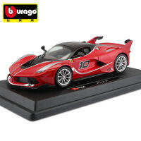 Bimegao 1:24 Ferrari fxxk รถแข่งรุ่นล้อแม็กตกแต่งของขวัญสำหรับเด็กชาย PIGD