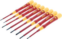 Wiha 32088 8 Piece Insulated PicoFinish Precision Screwdriver Set One Size