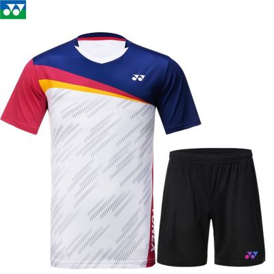 Mens Two-Piece Badminton and Tennis Setsrunning Clothescasual Mens Tracksuitsteam Uniformssportswearmens Shorts