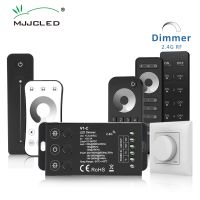 ✐♝ V1-C LED Dimmer 12V 24V PWM Frequency Adjustable 2.4G RF Touch Remote Control Single Color LED Strip Light 12 volt Dimmer