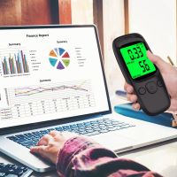 LCD Display Electromagnetic Radiation Detector Magnetic Field Electric Temperature Measurement Device with Sound