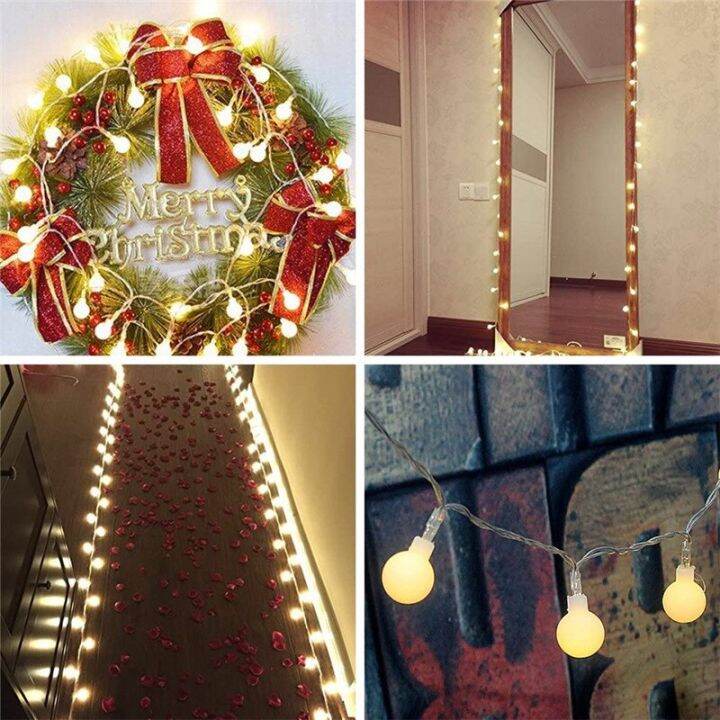 ball-led-string-light-remote-control-warm-white-chain-fairy-light-holiday-christmas-wedding-outdoor-decor-battery-operated-3m-5m