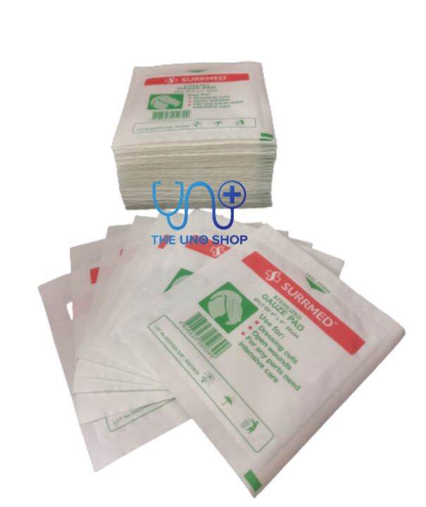 Sterile Gauze Pad 4x4 50 Pieces Lazada PH