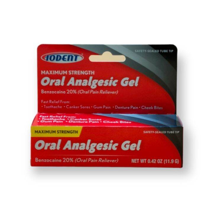 (USA) Iodent Oral Analgesic Gel. Toothache, Singaw, Etc...Maximum ...