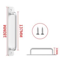 1ชิ้นอลูมิเนียมอัลลอยด์ระเบียงห้องครัวประตูมือจับประตูเลื่อนดึงด้ามจับเฟอร์นิเจอร์หน้าต่างทีจับตู้เสื้อผ้าประตูล็อคฮาร์ดแวร์ลูกบิดประตู