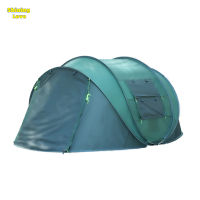 ShiningLove Camping Instant Tent 3-4 Person Pop Up Tent With Carry Bag Water Resistant Portable Tent For Outdoor Camping Hiking