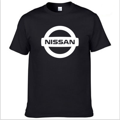 Mens Nissan Car Logo Mens Tshirt Male Solid Colour Cotton T Shirts Hiphop