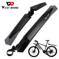 WEST BIKING 1Pair Mountain Bicycle Fender Quick Release ด้านหน้าด้านหลังขี่จักรยาน Fender Wings Mud Guard อุปกรณ์จักรยาน Fender จักรยาน