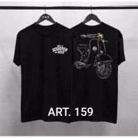 เสื้อยืดสําหรับผู้ชายเสื้อยืด F.VESPA TSHIRT ศิลปะ 159 เสื้อยืด DISTRO สําหรับผู้ชาย/เสื้อยืดส scb