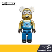 พร้อมส่ง+โค้ดส่วนลด Dave: Minions (Chrome) 1000% By Bearbrick (ลิขสิทธิ์แท้ )