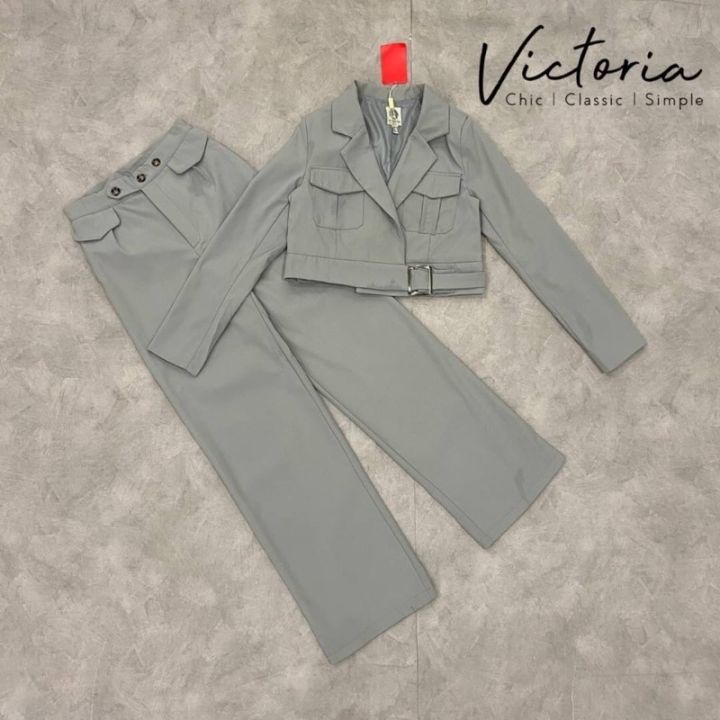 เซตกางเกง-ป้าย-victoria-sz-l