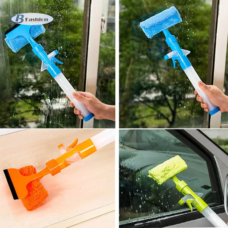 Multifunction Home Tools Spray Water Brush Cleaner Glass Cleaning