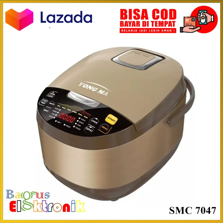 YONG MA Digital SMC 7047 Rice Cooker/ YONG MA Magic Com Kapasitas 2