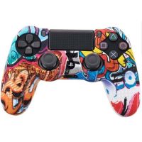 50PCS Anti-Slip Camo Silicone Cover Skin Case For Sony Playstation Dualshock 4 PS4 Pro Slim Controller Wireless Game Accessories