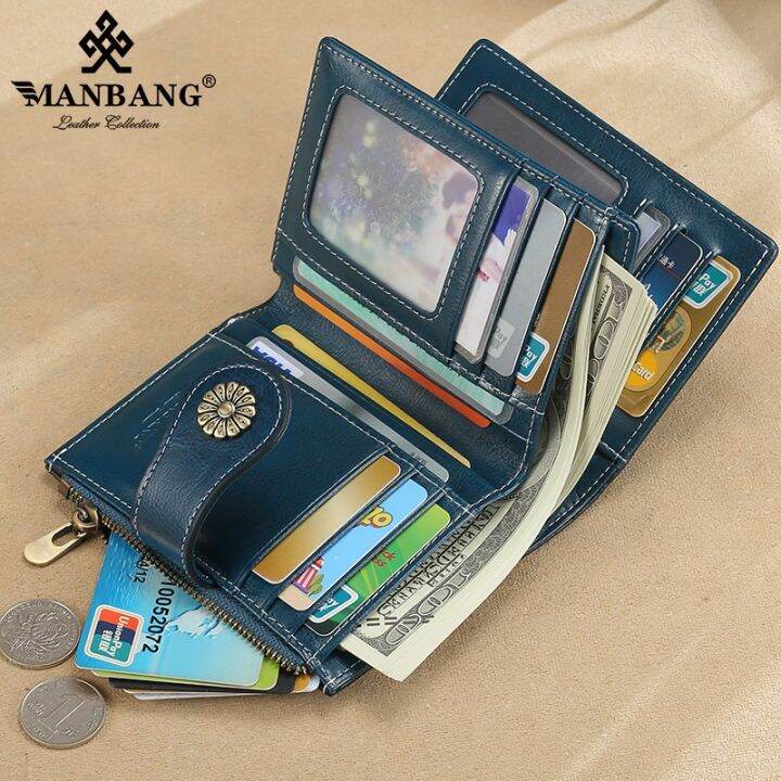 layor-wallet-manbang-2022ใหม่ผู้หญิงขนาดเล็กกระเป๋าสตางค์หนังแท้พับกระเป๋าที่มีหน้าต่าง-id-ผู้หญิงหนังกระเป๋าสตางค์กระเป๋าเงินเหรียญที่มีคุณภาพสูง