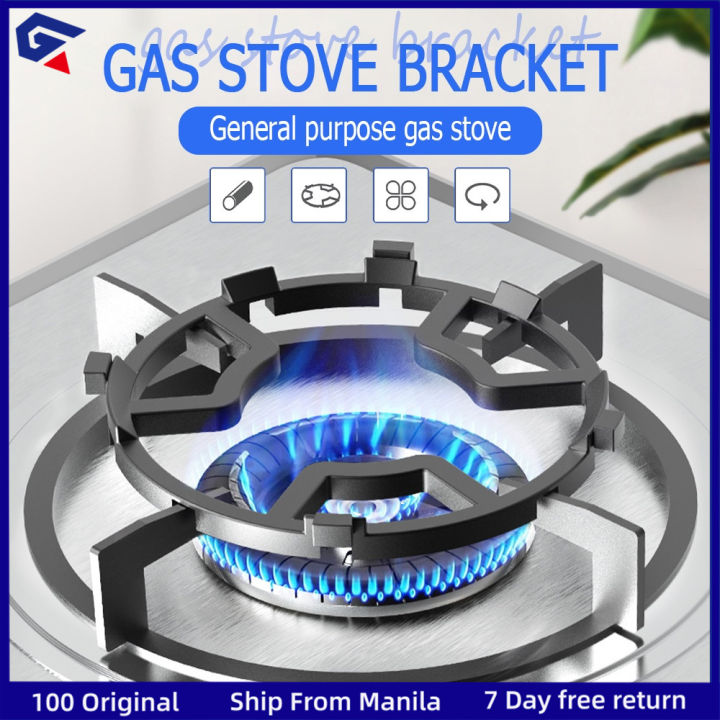 Universal Non-slip Cast Iron Wok Pan Support Rack Stand Gas Stoves ...