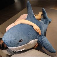 พร้อมส่งในไทย หมอนตุ๊กตาปลาฉลาม หมอนข้าง ตุ๊กตาปลาฉลาม Shark