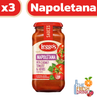 (แพ็ค3)Leggos Napoletana Pasta Sauce เลกโกส์ ซอสพาสต้า เนโปลิตัน 500กรัม