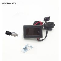 Vehtrkacntol เครื่องทดสอบมิเตอร์วัดแรงดันน้ำมันเครื่องเกจวัดความดันรถยก12V/24V