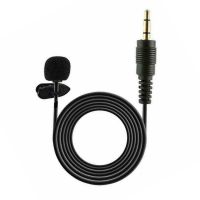 3.5mm Clip-on Lapel Microphone Hands Free Wired Condenser Mini Lavalier Mic