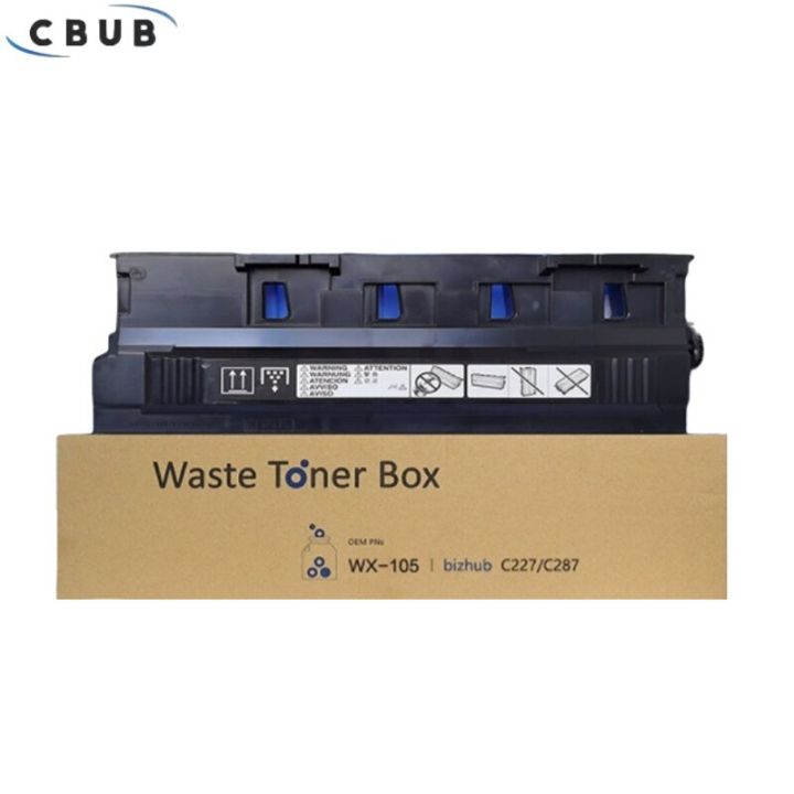 WX105 For Konica Minolta C226 Waste Powder Box C266 C256 C227 C287 C367 C7222 C7226 Waste Powder Recycling Box  Collection Bin