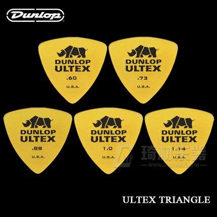 Dunlop Ultex Triangle Guitar Pick Plectrum Mediator 0.6mm-1.14mm Guitar Bass Accessories