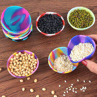 Seasoning Bowl Silicone Multicolor Reusable Container Plates for Sauce Nuts Candy Fruit Appetizer Kitchen