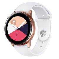 สำหรับ Samsung Galaxy Watch Active2บลูทูธรุ่น40มม. สายนาฬิกาข้อมือซิลิโคนสีทึบสมาร์ทวอท์ชขนาด: S