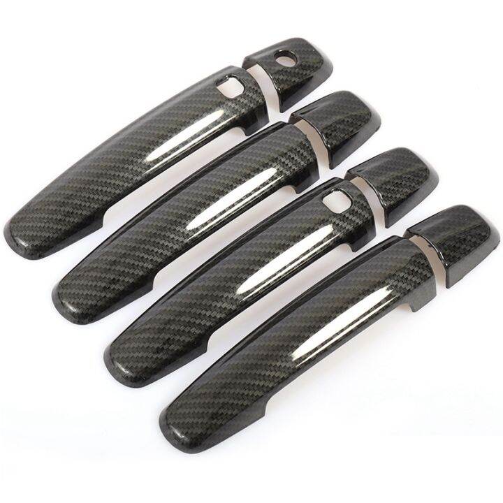 Car ABS Carbon Fiber Door Handle Cover Chrome Trim for Suzuki Swift Vitara SCROSS 20122018 Car