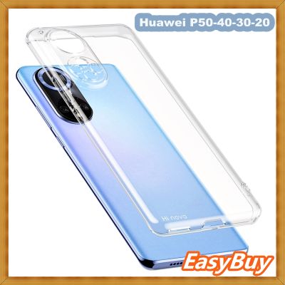 เคส Cases for Huawei P50 P40 P30 P20 Lite Nova 9 8 7 Pro SE 5G Clear Soft Full Back Cover Shell