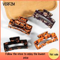 VERFZM SHOP 2pcs ฟักทองฟักทองฟักทอง คลิปผมฮาโลวีน โกสต์ผี สากลสากลสากล คลิปหนีบผม อุปกรณ์เสริมเสริม ตลกๆ ที่หนีบผม