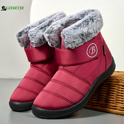 รองเท้าบูทหิมะอุ่นฤดูหนาวผู้หญิง,รองเท้าอบอุ่นของขวัญสำหรับแฟนสาวคู่รัก