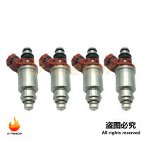 4Pcs หัวฉีดน้ำมันเชื้อเพลิงหัวฉีด OEM 23250-16160สำหรับ Toyota Corolla Celica 1993-1997 4Cyl 1.8L